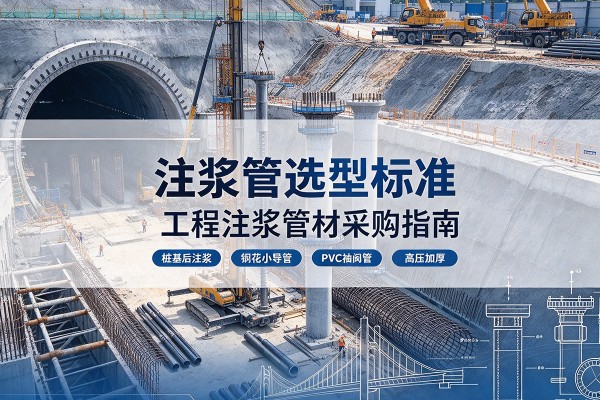 武宣注浆管选型标准