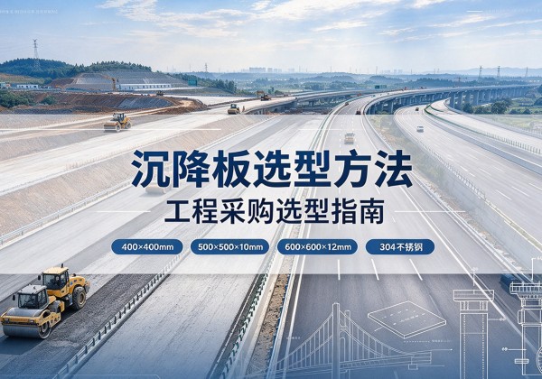 武宣沉降板选择方法
